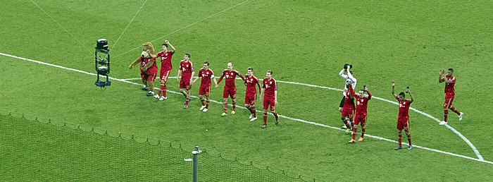 Allianz Arena: Nach dem Champions League-Halbfinalhinspiel FC Bayern München - Real Madrid