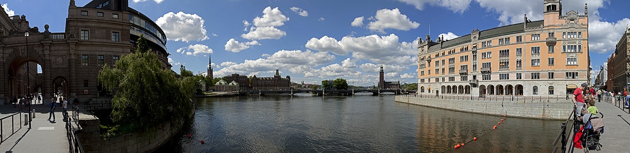 Blick von der Riksbron Stockholm