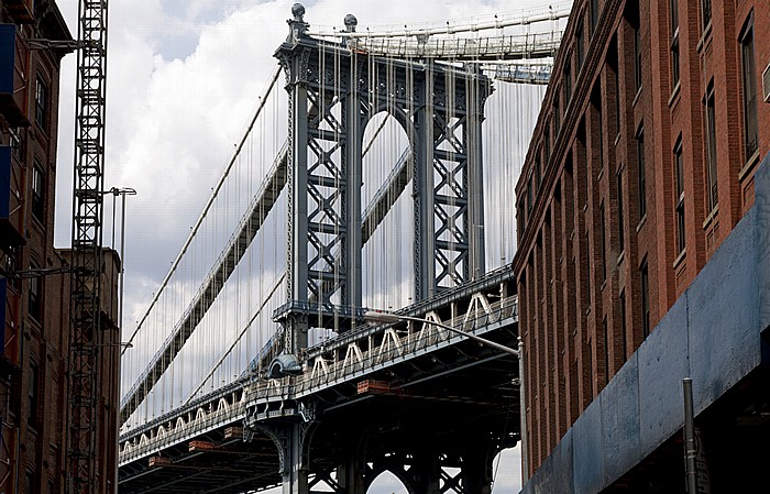 Dumbo (Down Under the Manhattan Bridge Overpass): Washington Street, Manhattan Bridge New York City