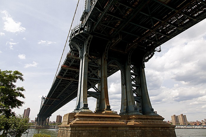 New York City Manhattan Bridge East River