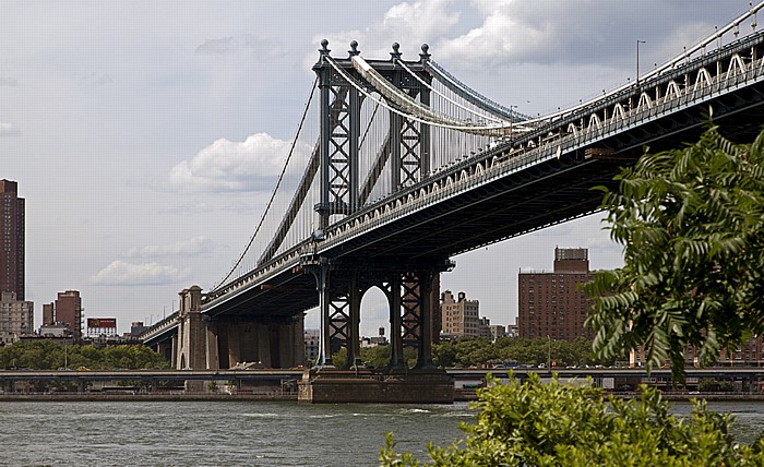 New York City Manhattan Bridge East River
