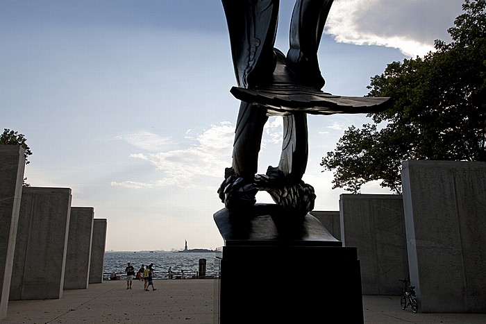 New York City Battery Park: East Coast Memorial Freiheitsstatue Liberty Island Upper Bay