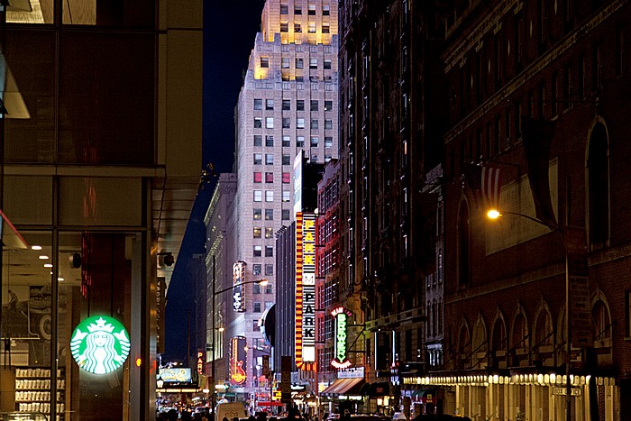 New York City Manhattan Midtown: 43rd Street 1501 Broadway (Paramount Building) Hard Rock Cafe Times Square