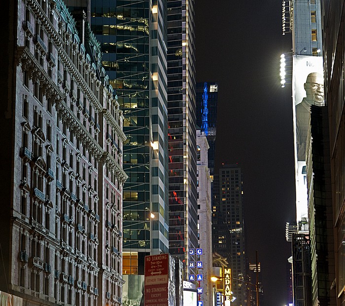 New York City Manhattan Midtown: 42nd Street Newsweek Building Times Square