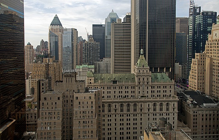New York City Blick aus dem Hilton Times Square: Manhattan Midtown Carter Hotel The Times Square Building