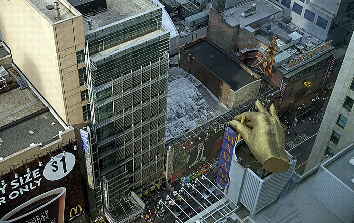 Blick aus dem Hilton Times Square: Manhattan Midtown - 42nd Street New York City