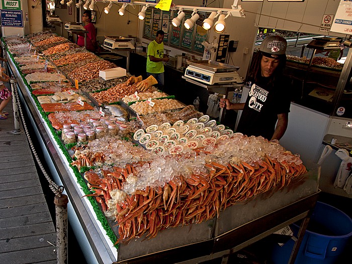 Washington, D.C. Maine Avenue Fish Market (The Fish Wharf, The Wharf)