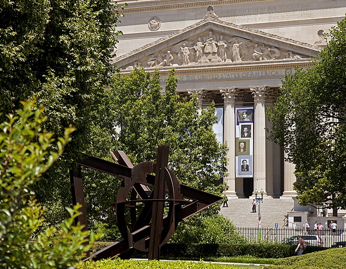 Washington, D.C. National Mall: National Gallery of Art Sculpture Garden National Archives Building