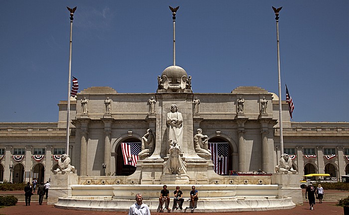 Washington, D.C. Christopher-Columbus-Denkmal Union Station