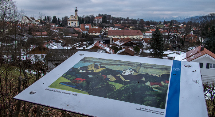 Gabriele Münter, Murnau, 1910 Katholische Pfarrkirche St. Nikolaus