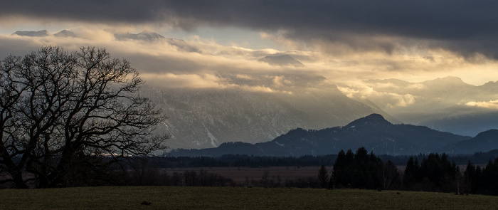 Murnau Blick aus dem Hotel Alpenhof: Bayerische Voralpen