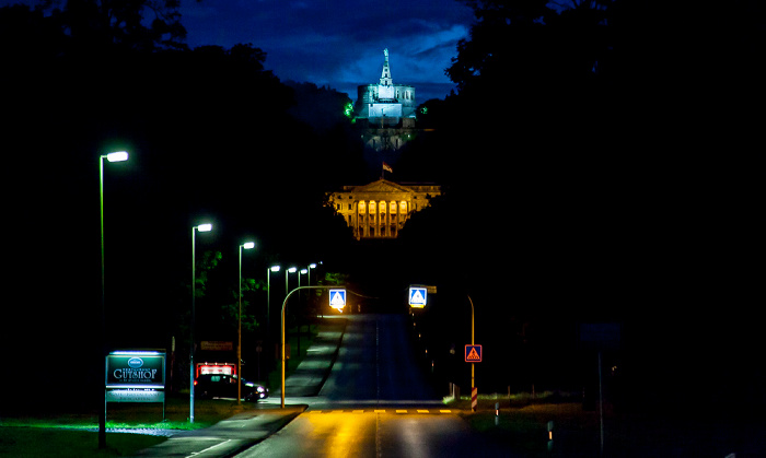 Wilhelmshöher Allee, Schloss Wilhelmshöhe, Bergpark Wilhelmshöhe mit Herkules Kassel