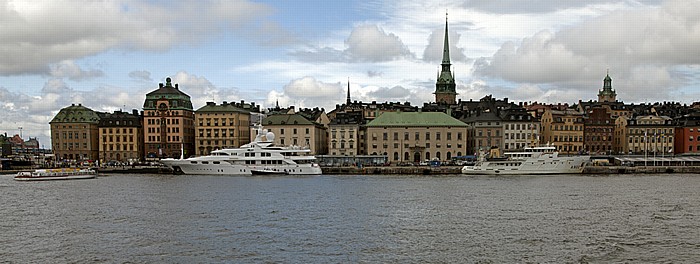Fähre Stockholm - Vaxholm: Strömmen, Altstadt Gamla stan Stockholm 2012