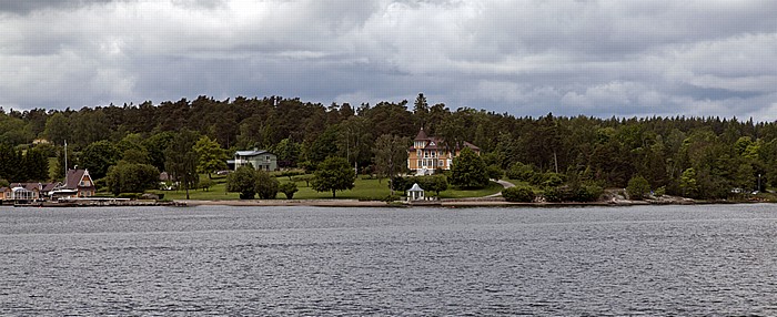 Schärengarten Fähre Stockholm - Vaxholm: Lidingö - Elfvik