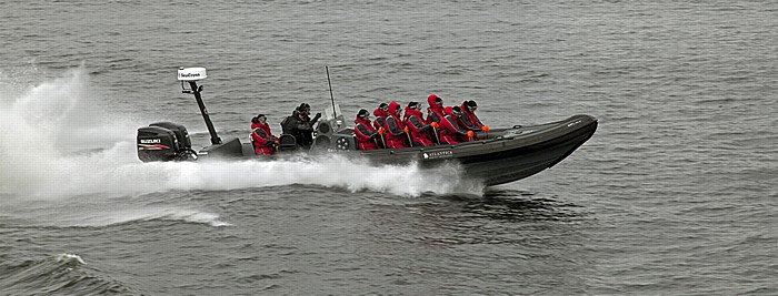 Fähre Stockholm - Vaxholm: Speedboot Schärengarten