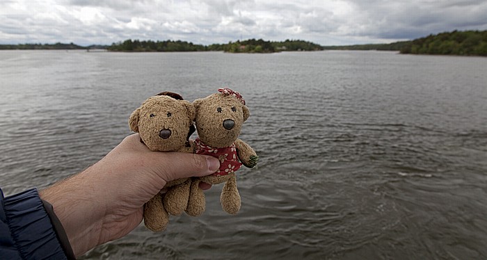 Schärengarten Fähre Stockholm - Vaxholm: Teddy und Teddine