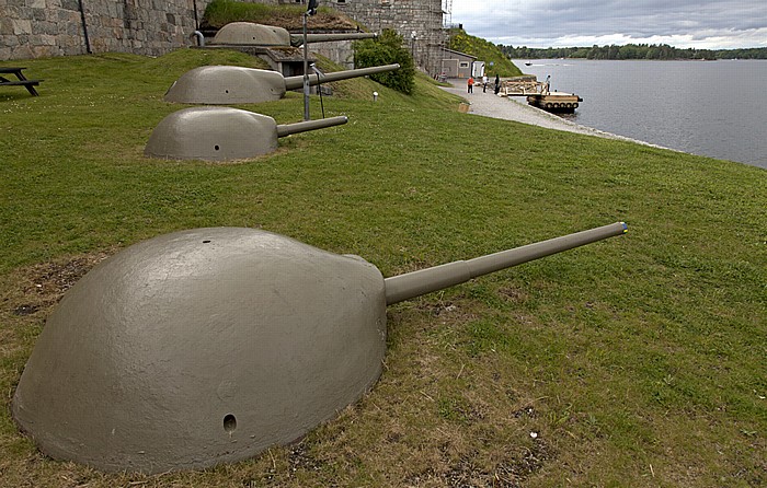 Kastell: Geschütze Vaxholm