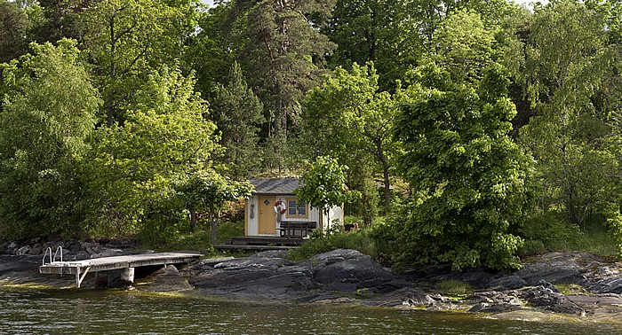 Fähre Vaxholm - Stockholm: Östra Granholmen Schärengarten