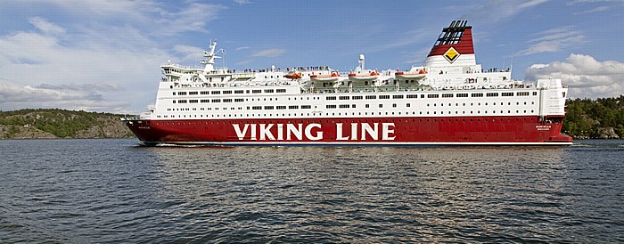 Fähre Vaxholm - Stockholm: Fähre Mariella der Viking Line Schärengarten
