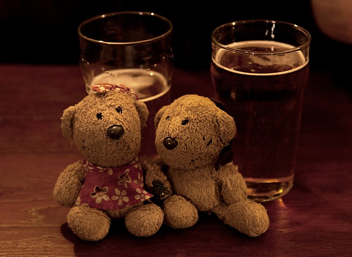 Stockholm Södermalm: Teddine und Teddy