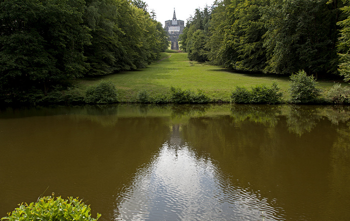 Kassel Bergpark Wilhelmshöhe: Fontänenreservoir (Großes Reservoir) Herkules