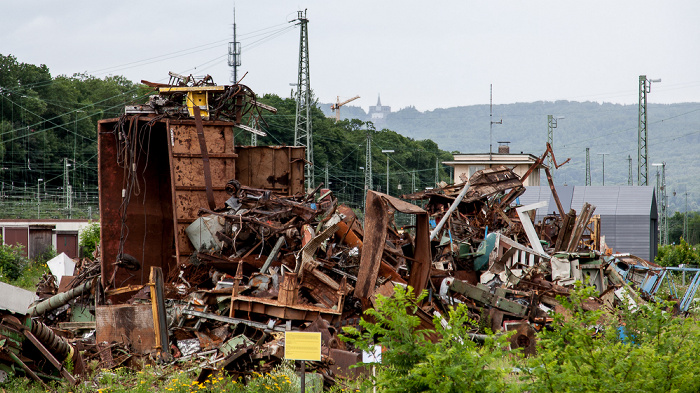 Kassel Hauptbahnhof (Kulturbahnhof): Momentary Monument IV (von Lara Favaretto) - dOCUMENTA (13) Bergpark Wilhelmshöhe Herkules