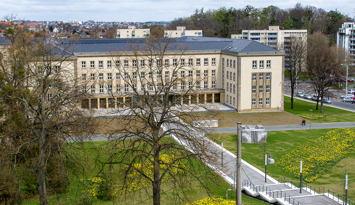 Blick aus dem InterCityHotel: Bundessozialgericht Kassel