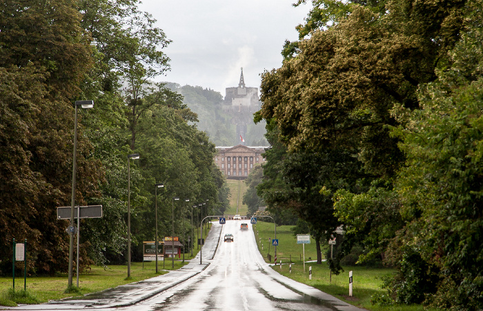 Kassel Wilhelmshöher Allee, Bergpark Wilhelmshöhe mit Schloss Wilhelmshöhe und Herkules