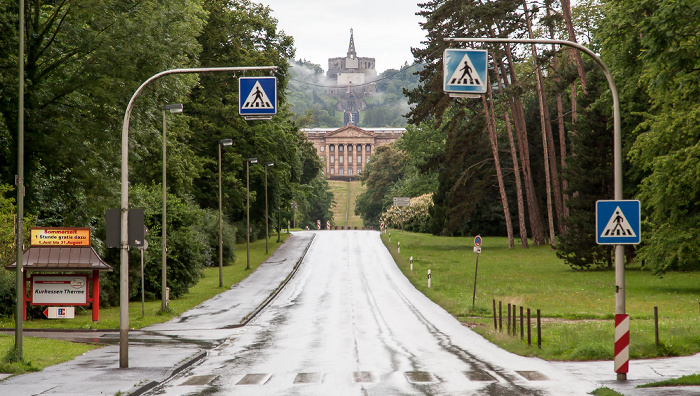 Wilhelmshöher Allee, Bergpark Wilhelmshöhe mit Schloss Wilhelmshöhe und Herkules Kassel