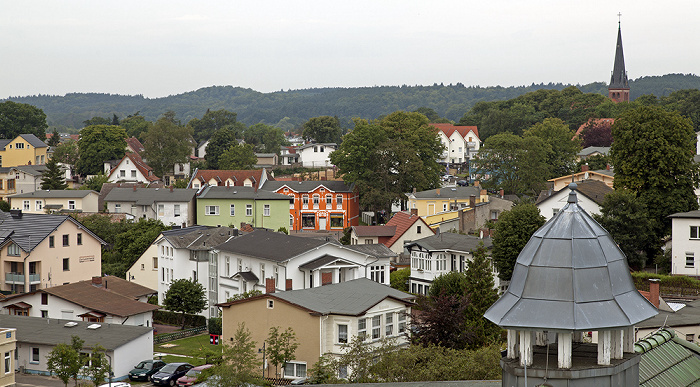 Ahlbeck Blick vom Grand City Strandhotel Ahlbecker Kirche