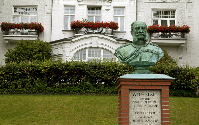 Strandpromenade, Kaiser-Wilhelm-Denkmal Heringsdorf