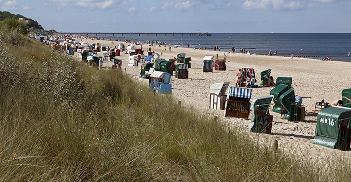 Bansin Strand, Ostsee Seebrücke