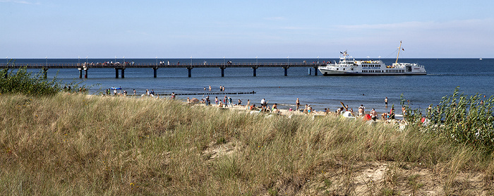 Bansin Strand, Seebrücke, Ostsee