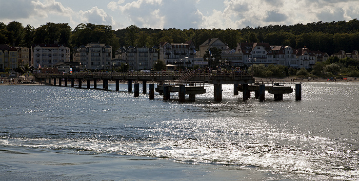 Schiff Bansin - Heringsdorf - Ahlbeck: Ostsee, Seebrücke Bansin Usedom