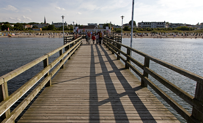 Seebrücke, Ostsee, Strand Ahlbeck