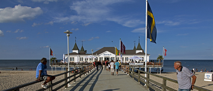 Ahlbeck Strand, Seebrücke, Ostsee