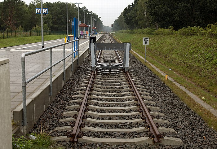 Swinoujscie Centrum: Östlicher Endbahnhof der Usedomer Bäderbahn Swinemünde
