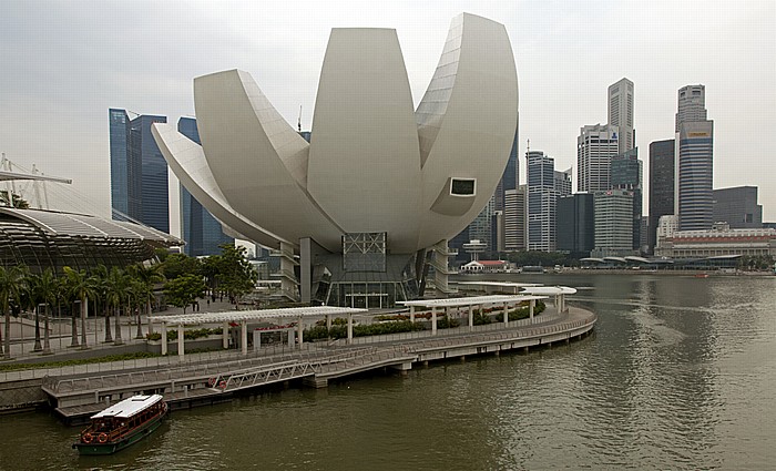Singapur Marina Bay: ArtScience Museum Marina Bay Financial Centre Raffles Place