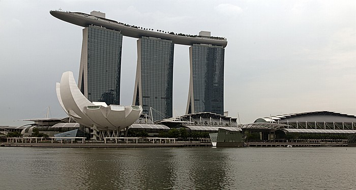 Marina Bay: ArtScience Museum und Marina Bay Sands Singapur