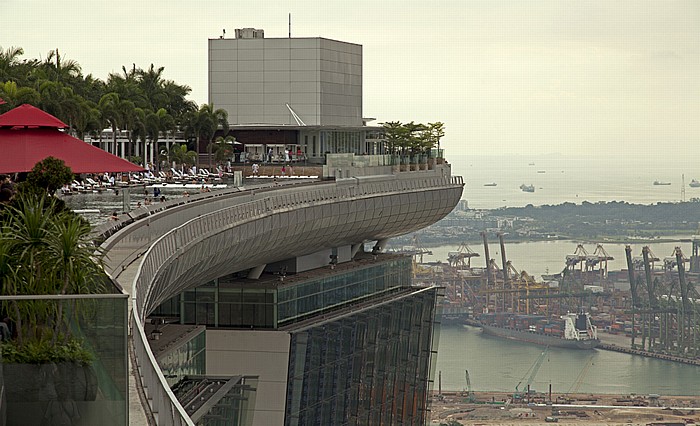 Singapur SkyPark at Marina Bay Sands Port of Singapore Sentosa Island Straße von Singapur