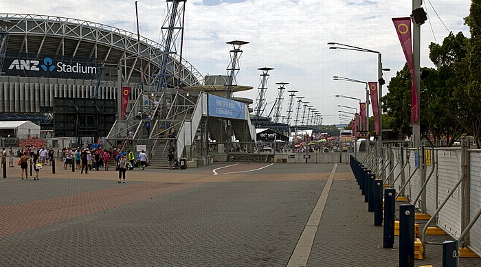 Sydney Olympic Park: Olympiastadion (ANZ Stadium) und Homebush Street Circuit (Sydney 500) Sydney