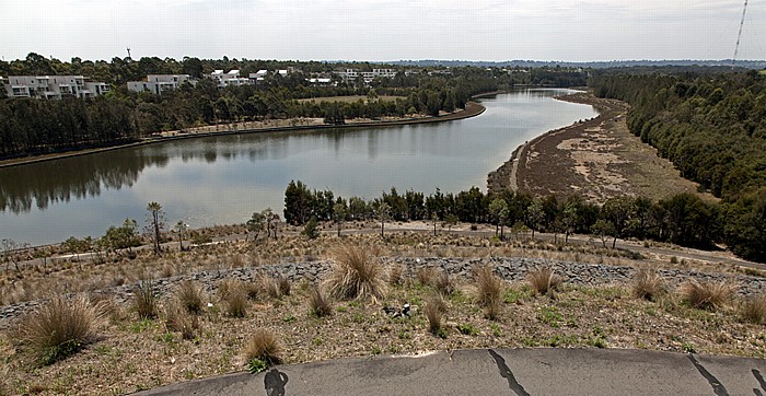 Blick vom Haslams Creek Marker: Newington und Haslams Creek Sydney
