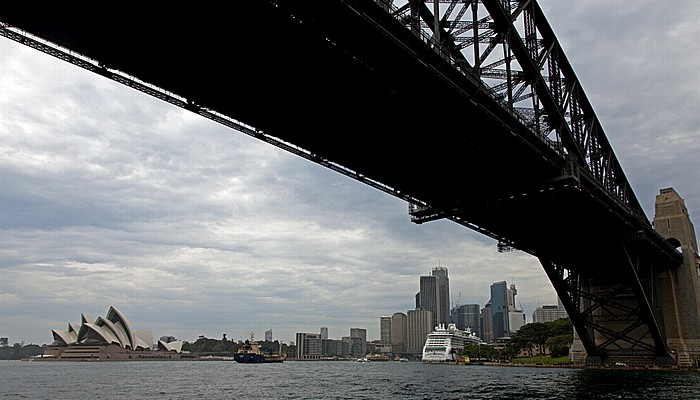 Sydney Blick von Milsons Point Central Business District Dawes Point Sydney Harbour Bridge Sydney Opera House