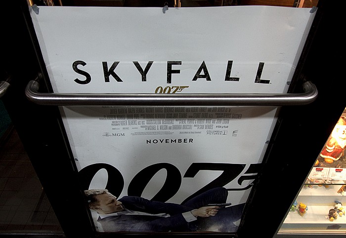 Sydney Central Business District (CBD): Werbung für den James Bond-Film Skyfall