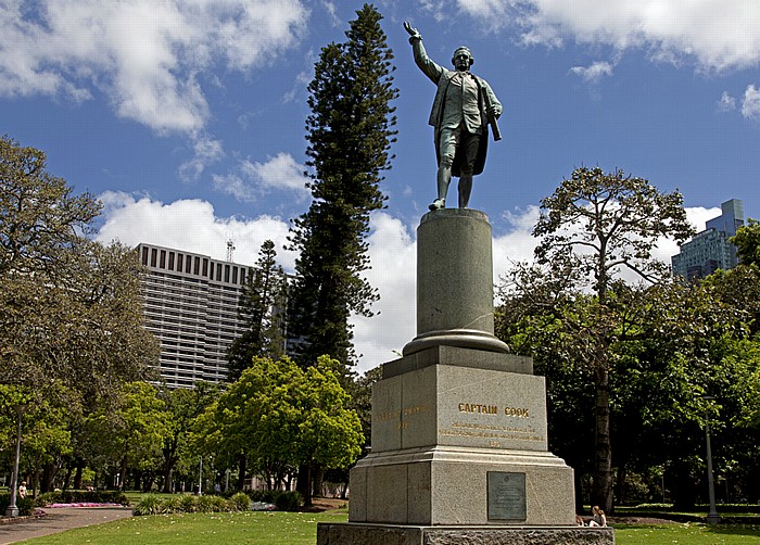 Hyde Park: Captain-Cook-Denkmal Sydney