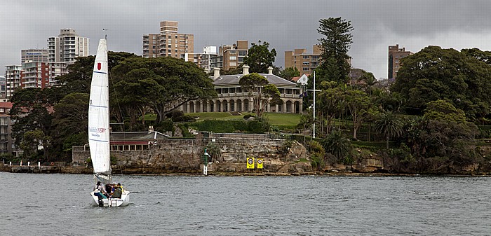 Sydney Port Jackson, North Shore Admiralty House Kirribilli Kirribilli Point