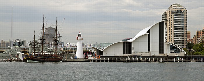 Sydney Port Jackson: Cockle Bay, Darling Harbour, Australian National Maritime Museum