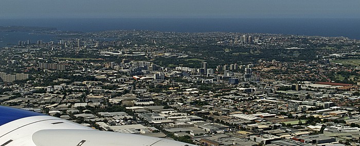 Sydney Eastern Suburbs Centennial Park Moore Park Sydney Cricket Ground Sydney Football Stadium Luftbild aerial photo