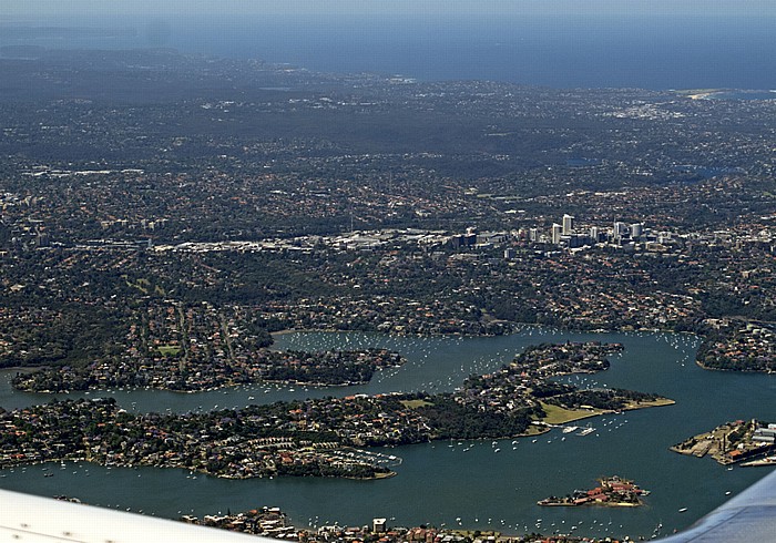 Port Jackson (Sydney Harbour), Northern Suburbs Luftbild aerial photo