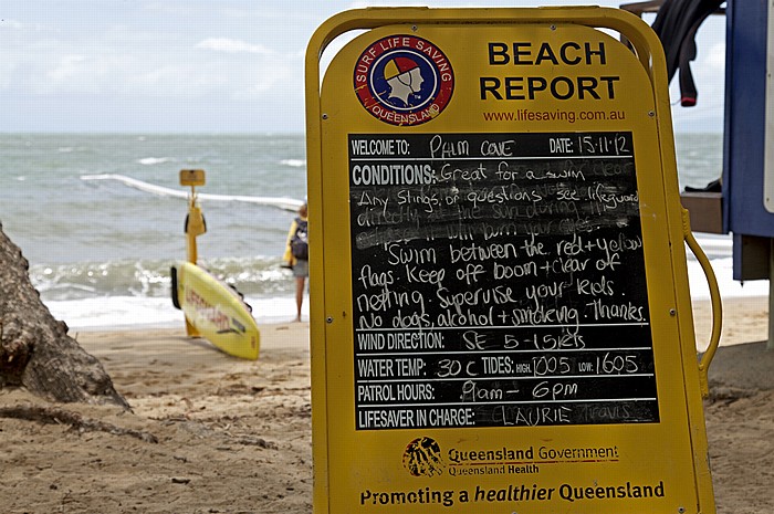 Palm Cove Strand: Beach Report
